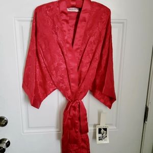 ❤️ (NWT) Red CONTESSA DI ROMA Chemise & Robe, XL